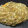 Natural Lemon Quartz Faceted Marquise Beads Strand Length 10 Inches and size 18.5mm to 23mm approx. 